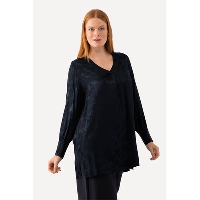 Blouse jacquard imprimé floral ULLA POPKEN