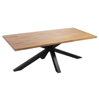 Table de jardin rectangulaire en bois d'acacia FSC®, STELLA OVIALA