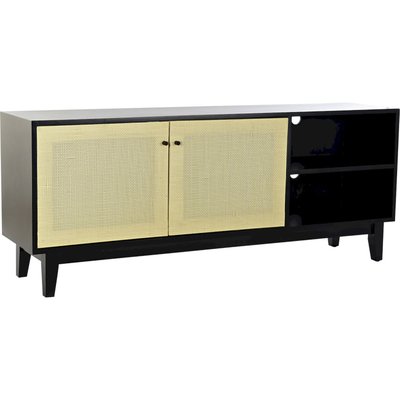 Meuble TV en bois et rotin, Balines RECOLLECTION