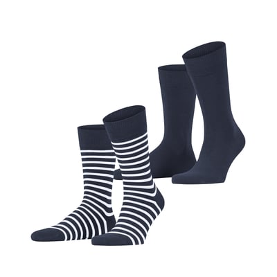 Chaussettes Fine Stripe 2-Pack Opaque ESPRIT