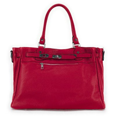 Sac cabas en cuir grainé JANET SILVER OH MY BAG