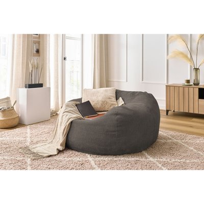 Pouf velours côtelé, VOLTAIRE BOBOCHIC