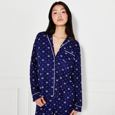 Chemise de pyjama à motifs BLEUIZ UNDIZ