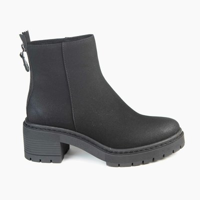 Masta Chunky Ankle Boots with Block Heel CHATTAWAK