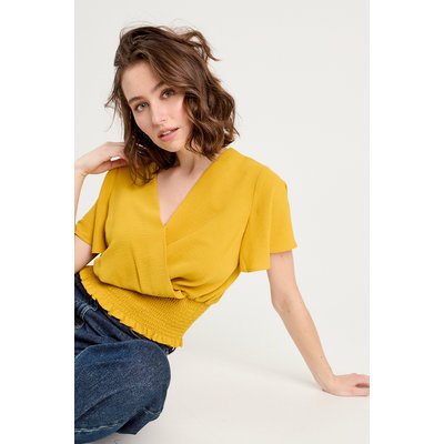 Blouse smockée manches courtes CACHE CACHE