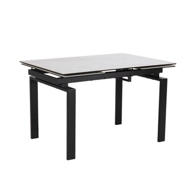 Table de salle à manger rectangulaire extensible en céramique L120/200 - HILDA HELLIN, DEPUIS 1862