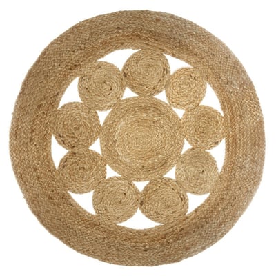 Tapis jute ajouré 80 ATMOSPHERA