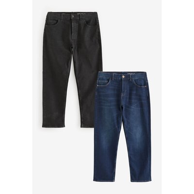 Jean coupe droite classique, lot de 2 NEXT