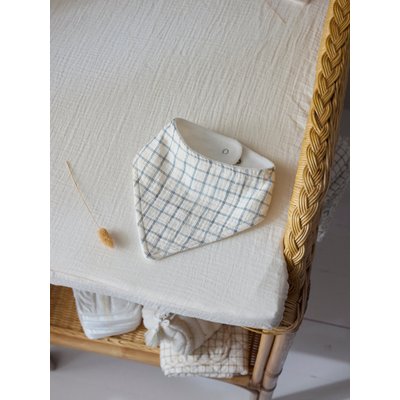 Bavoir bandana éponge et gaze de coton - imprimé Bianca CYRILLUS