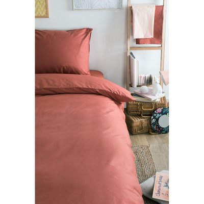 Housse de couette unie en Coton Bio pour lit 1 personne KADOLIS
