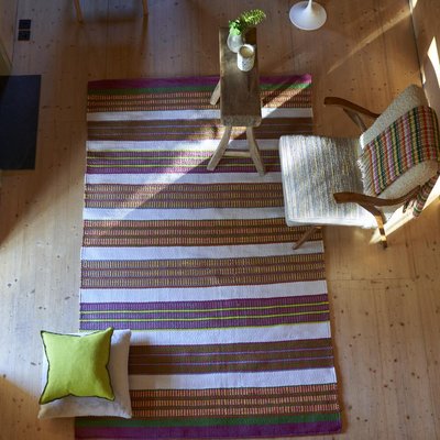 Tapis extérieur kilim fait main MAHAKAM UN AMOUR DE TAPIS