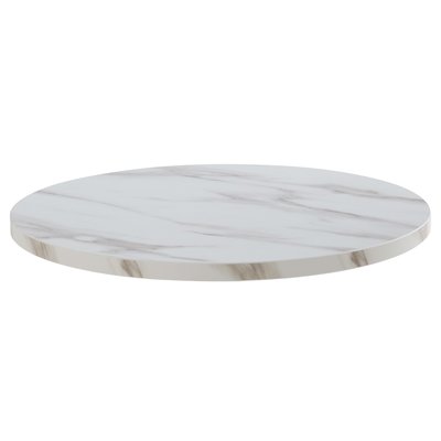 Plateau de table rond en mélaminé ⌀60 cm, RIVOLI OVIALA