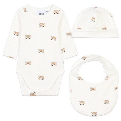 Ensemble imprimé panda roux BOSS KIDSWEAR