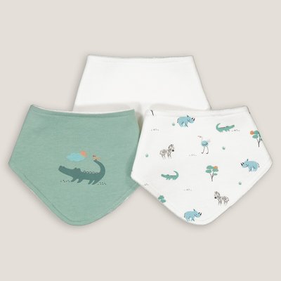 Комплект из трех нагрудников в форме банданы LA REDOUTE COLLECTIONS