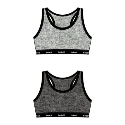 Lot de 2 tops en coton BOBOLI