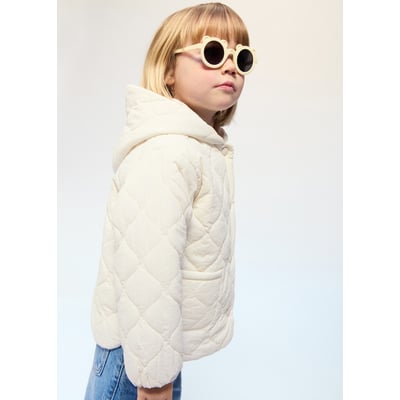 Anorak matelassé à capuche MANGO BABY