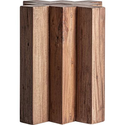 Table basse en bois de sal style brutaliste RECOLLECTION