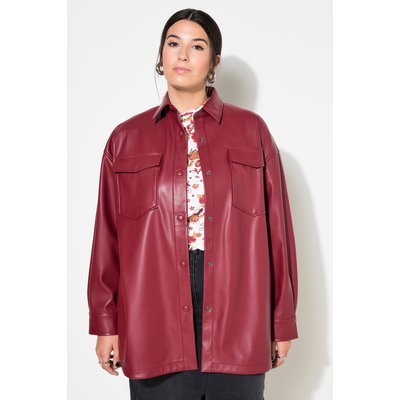 Chemise oversize en simili. Manches longues STUDIO UNTOLD