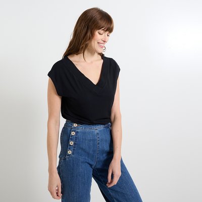 T-shirt col V GRAIN DE MALICE