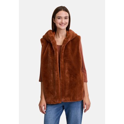 Veste imitation fourrure à capuche CARTOON