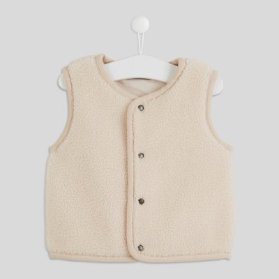 Gilet sans manches uni en sherpa BOUT'CHOU