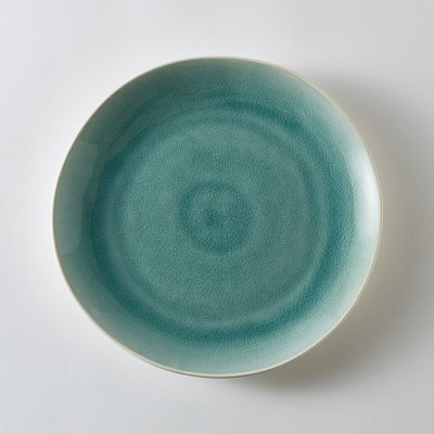 Lot 4 assiettes plates craquelées, GOGAIN LA REDOUTE INTERIEURS