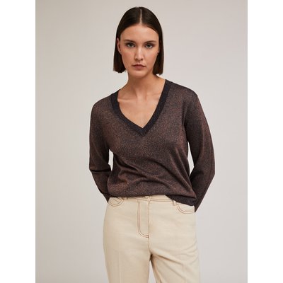 Pull-over en maille de viscose mélangée fil textile MOTIVI