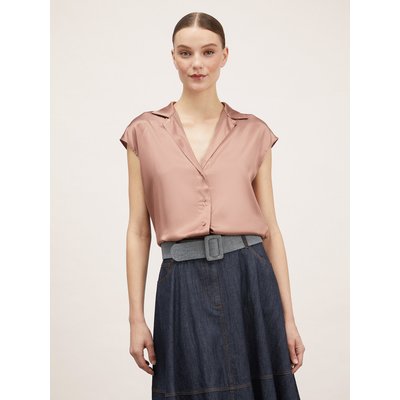 Chemise kimono en satin MOTIVI