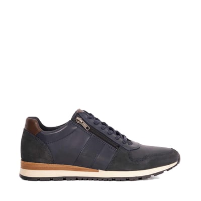 Baskets en cuir zippées coupe large - THAME Wide Fit DUNE LONDON