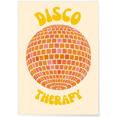 Affiche Disco Therapy 3 L'AFFICHERIE