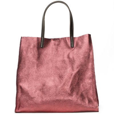 Sac à main en cuir italien SILVER OH MY BAG