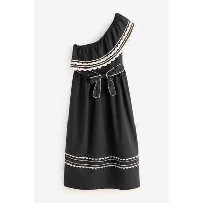 Robe d'été asymétrique à motif effet zigzag NEXT