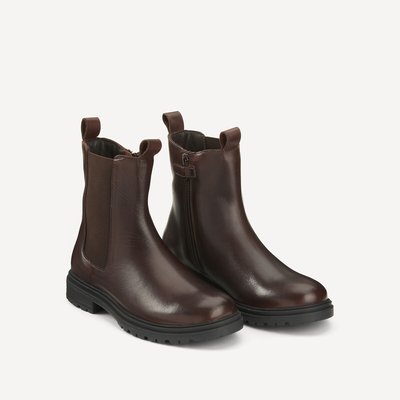 Stivaletti alti in pelle cerniere LA REDOUTE COLLECTIONS