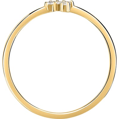 Bagues en Diamant Synthétique/or Jaune Recyclé 375/1000 et Diamant synthétique LIVE DIAMOND