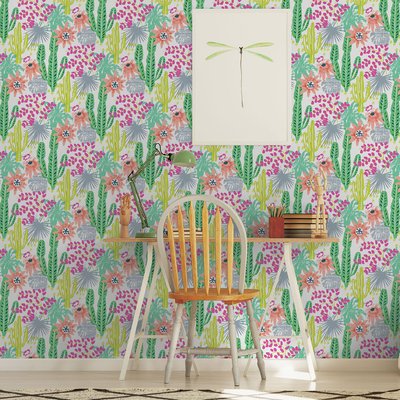 Papier peint imprimé fleurs de la passion PARIS DE LUTECE A NOS JOURS
