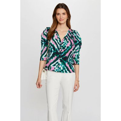 Chemise manches 3/4 imprimée MORGAN