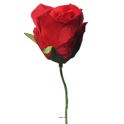 tête de rose Artificielle D 5 cm sur tige ARTIFICIELLES