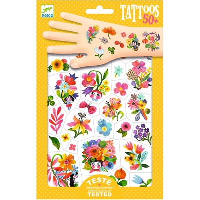 Tatouages enfant Aqua flor DJECO