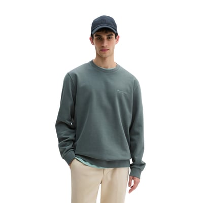Sweat-shirt garment-dyed régulier avec logo imprimé dans le dos MARC O'POLO