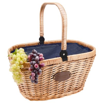Panier avec glacière et anse rabattable Chantilly LES JARDINS DE LA COMTESSE