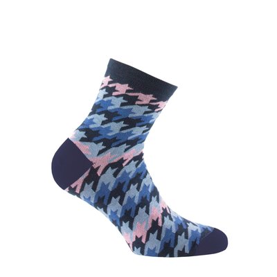 Socquettes en jersey coton pied de coq MADE IN FRANCE KINDY