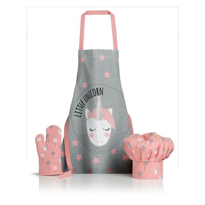 Tablier, toque et gant de cuisine Unicorn WINKLER