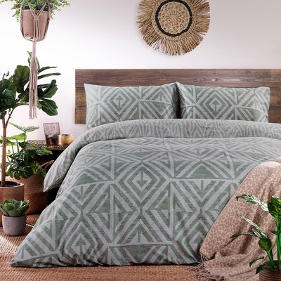 Tanza Cotton Mix Duvet Cover and Pillowcase Set FURN.