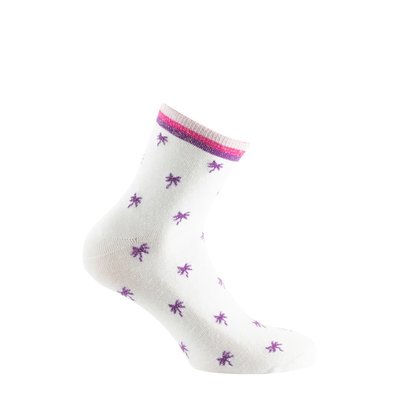 Socquette jersey fantaisie palmiers en coton KINDY