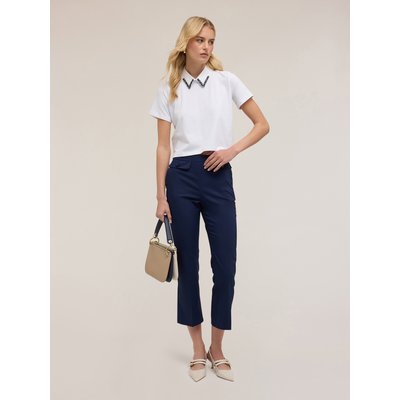 T-shirt en jersey de coton uni MOTIVI