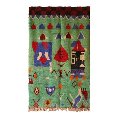 Tapis berbère en laine Boujad coloré 167 x 278 cm AFK LIVING