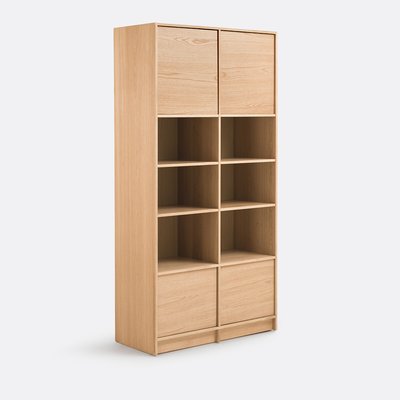 Bibliothèque modulable en chêne, 4 portes, Senssia LA REDOUTE INTERIEURS