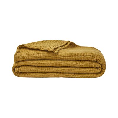 Plaid uni en gaze de coton, JAZZY ESSIX