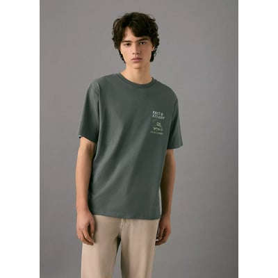 T-shirt coton imprimé MANGO TEEN