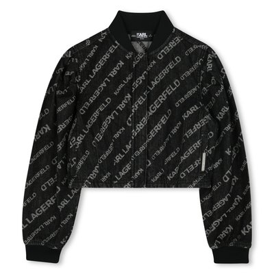 Veste jean manches bouffantes KARL LAGERFELD KIDS